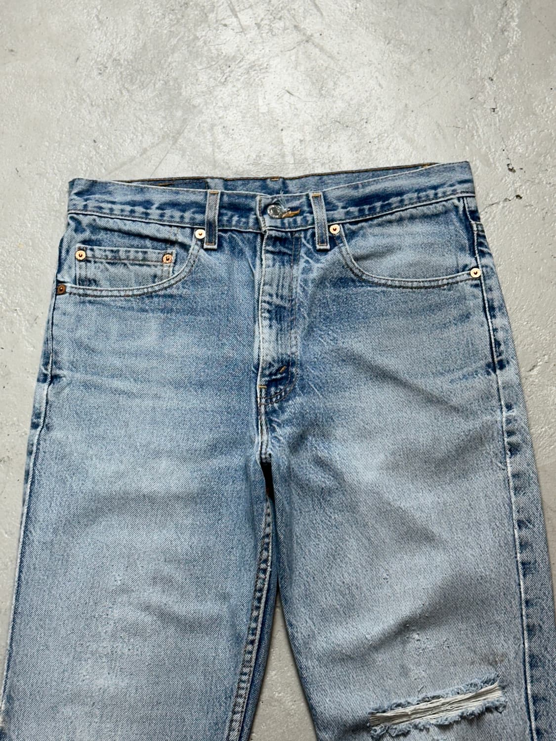 90's USA Made 리바이스 517 부츠컷 플레어진 상품이미지5