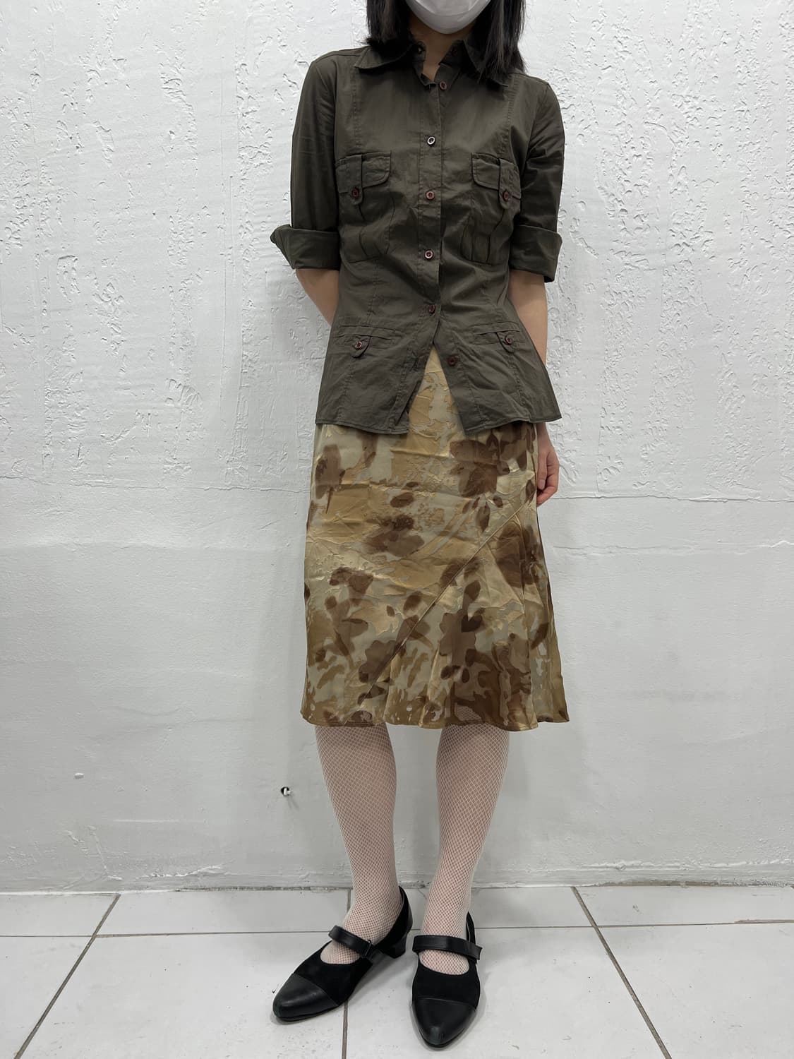 max&co khaki shirt 상품이미지3
