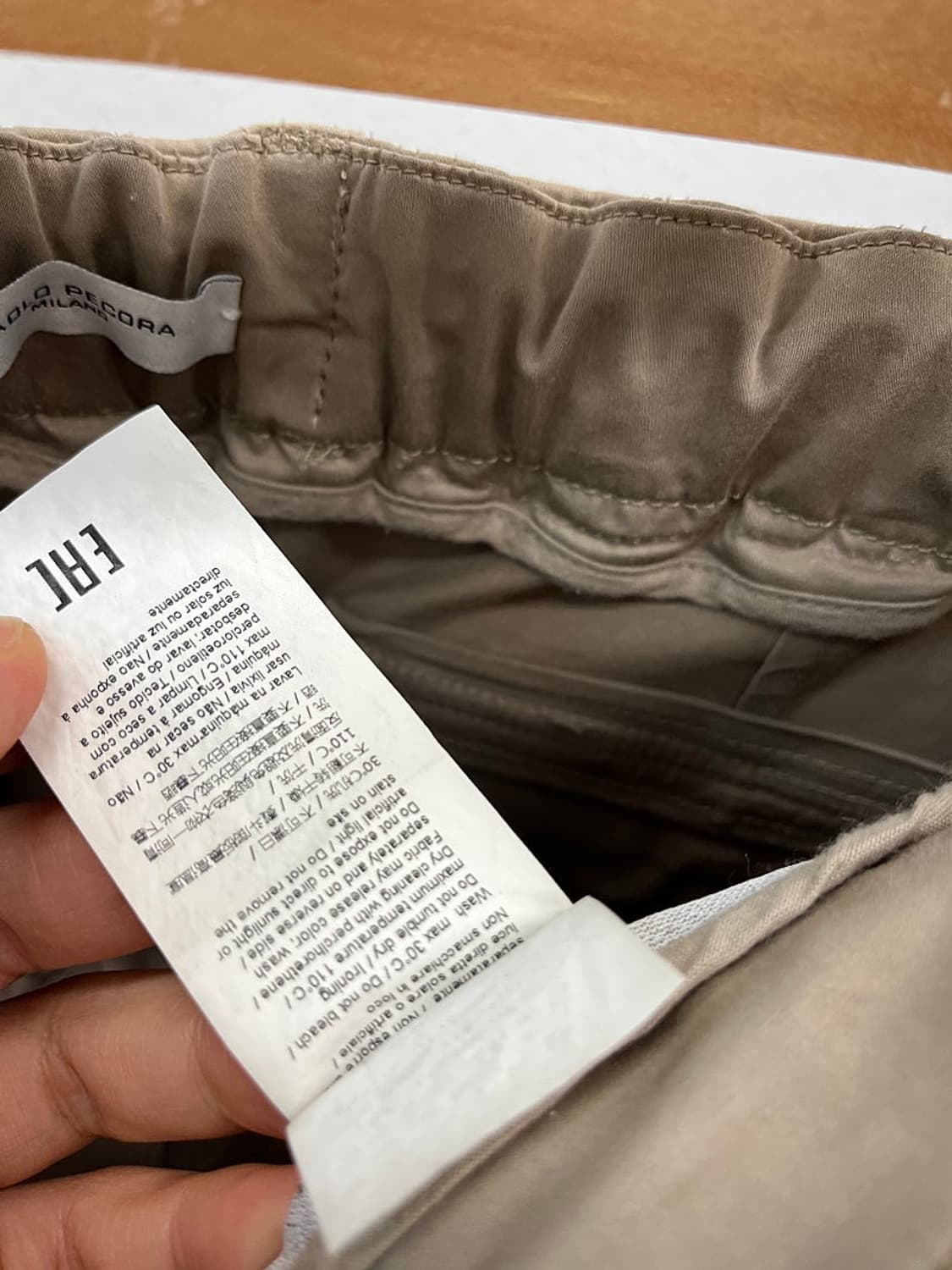 36) 파올로페코라 밀라노 밴딩 치노팬츠 상품이미지8