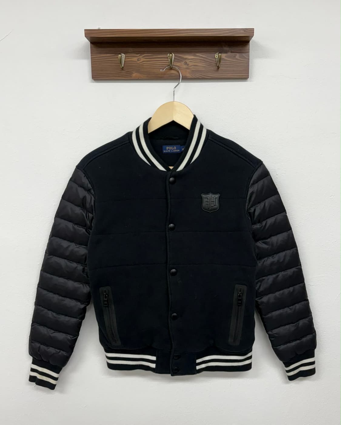 [S] 폴로 랄프로렌 라인드 봄버 여성 바시티 자켓 상품이미지1