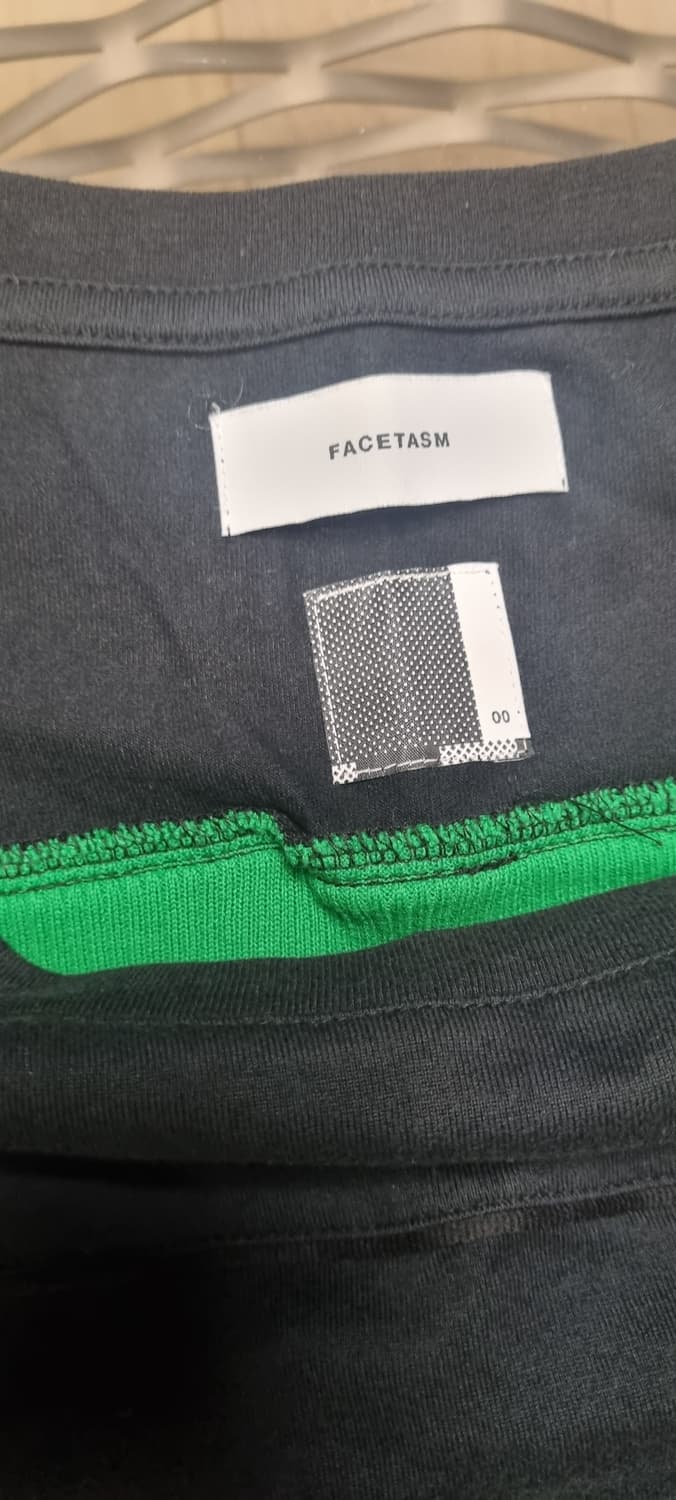 FACETASM 리브 테이프 반팔 티셔츠 판매합니다 상품이미지2