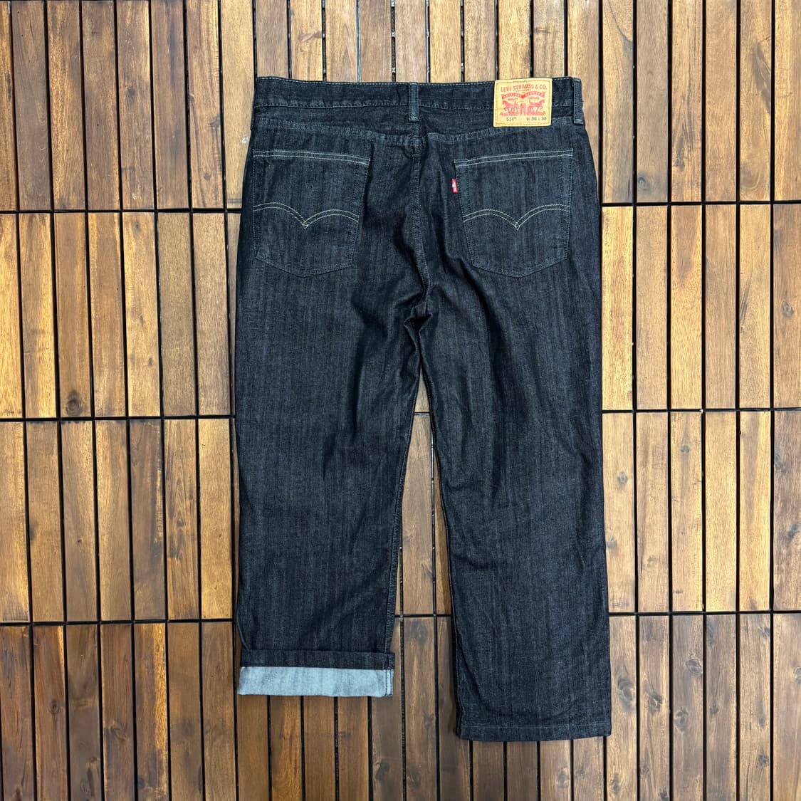 리바이스 514 생지 블랙진 (36)  상품이미지2