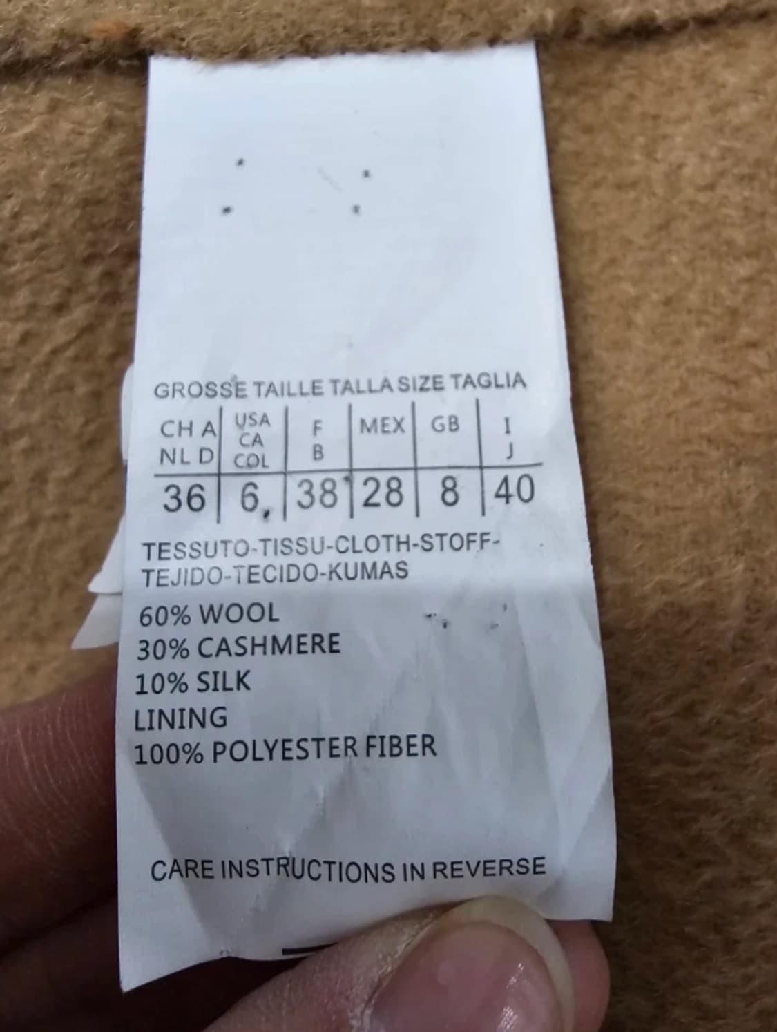 막스마라 후드 롱 코트 캐시미어 혼방 ~FREE 상품이미지10