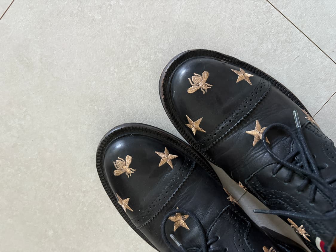 구찌 꿀벌 레이스업 더비슈즈 상품이미지6