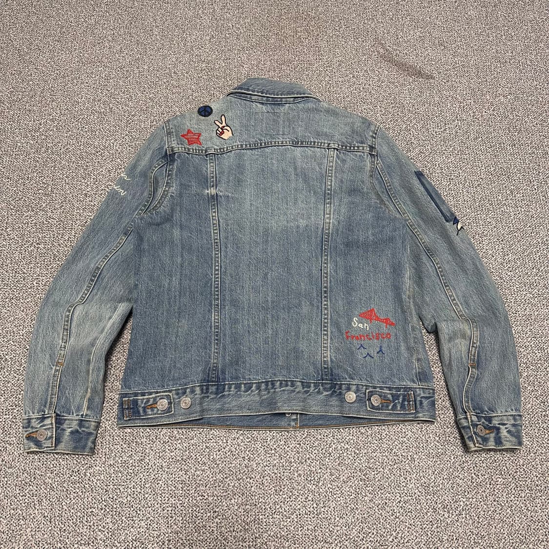 리바이스 워싱 데님자켓  상품이미지3