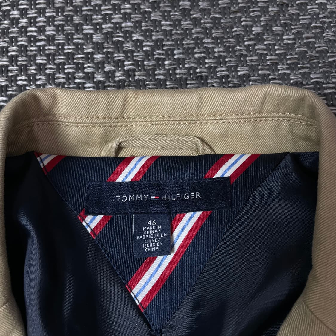  타미힐피거 베이지 더블버튼 자켓 46 상품이미지4