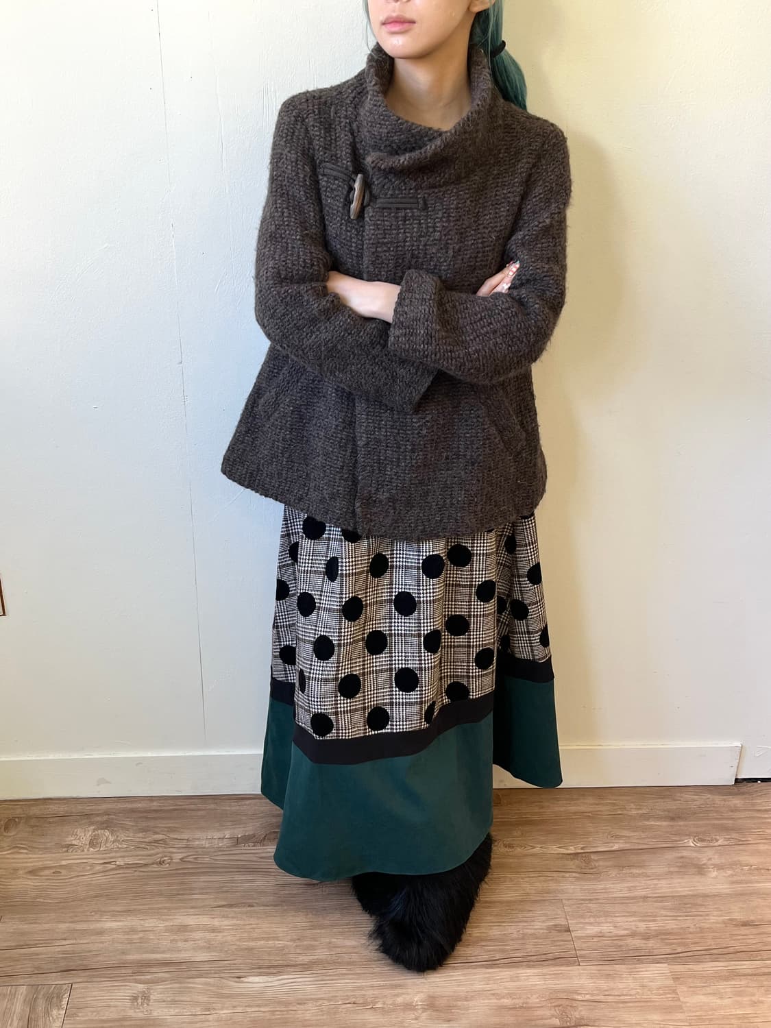 80‘s 이세이미야케 울 더플 코트 상품이미지6