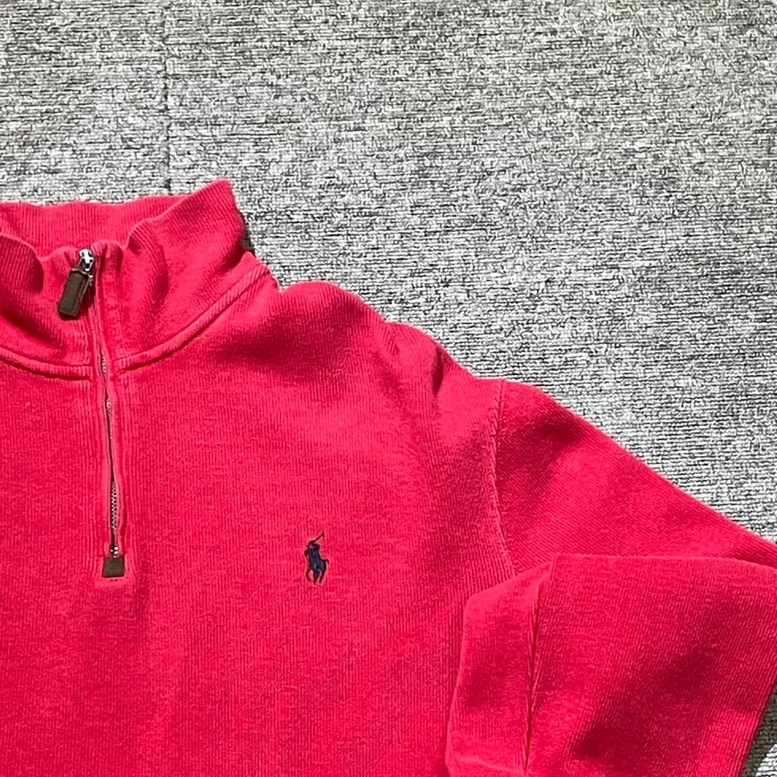 (L) POLO 폴로 랄프로렌 반집업 스웻셔츠 맨투맨 상품이미지4