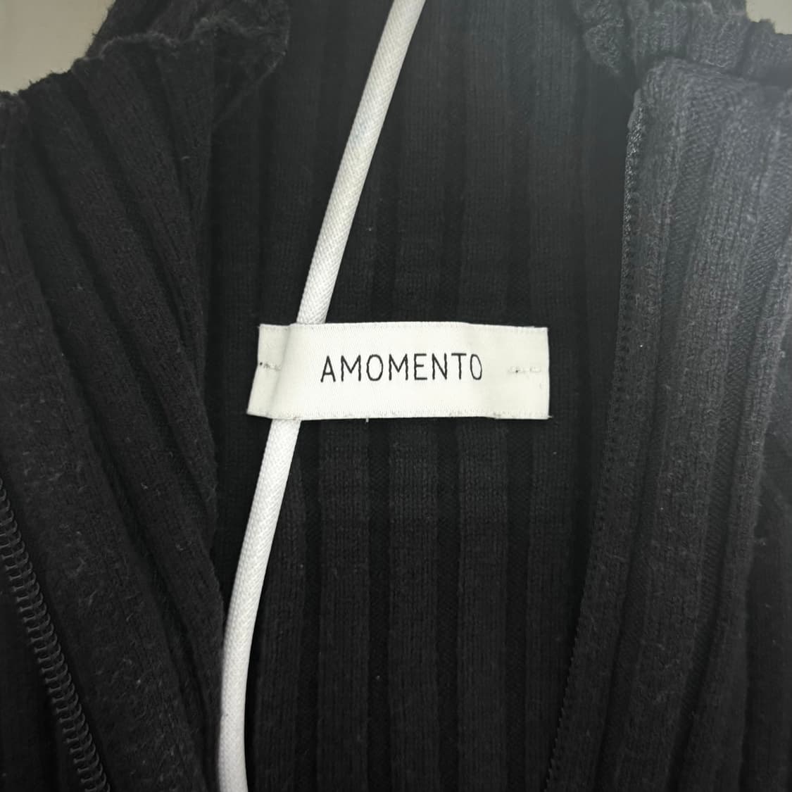 AMOMENTO 아모멘토 가디건 블랙 상품이미지5