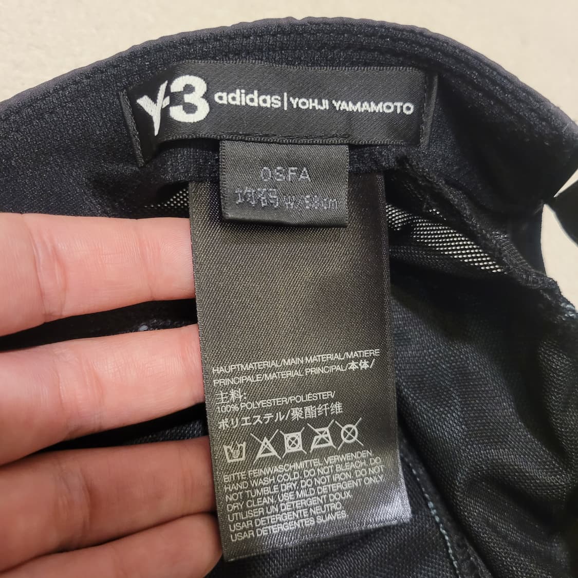 Y-3 요지야마모토 매쉬 캠프캡 OS 상품이미지8