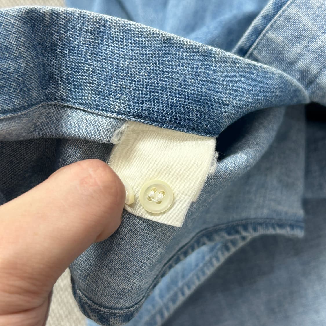 폴로 스몰포니 데님셔츠(90) 상품이미지3