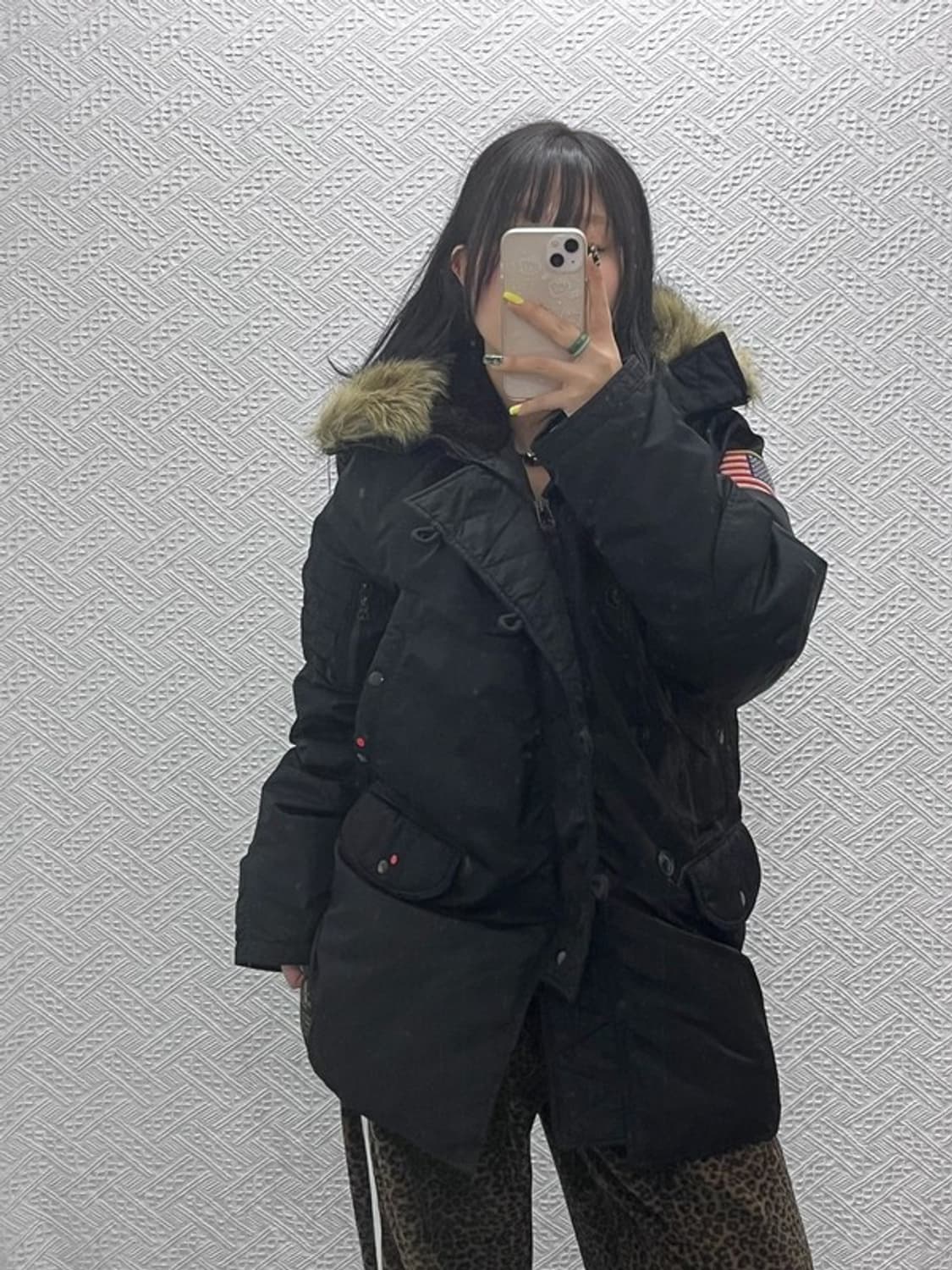 데님 앤 서플라이 랄프 로렌 N3B 성조기 다운 패딩 M C07593 상품이미지2