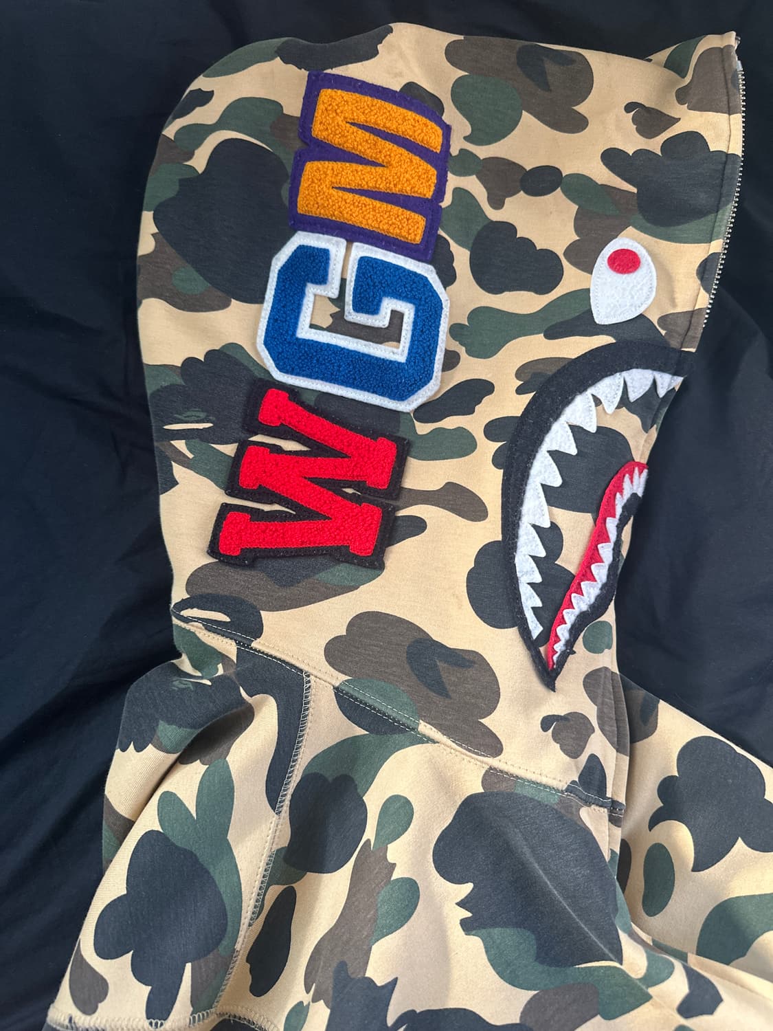 베이프x고어텍스 콜라보 후드집업 상품이미지3