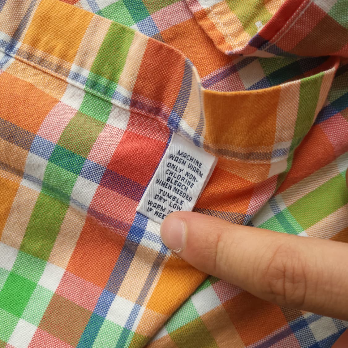 폴로 랄프로렌 반팔 체크 셔츠 L 클래식핏 상품이미지5