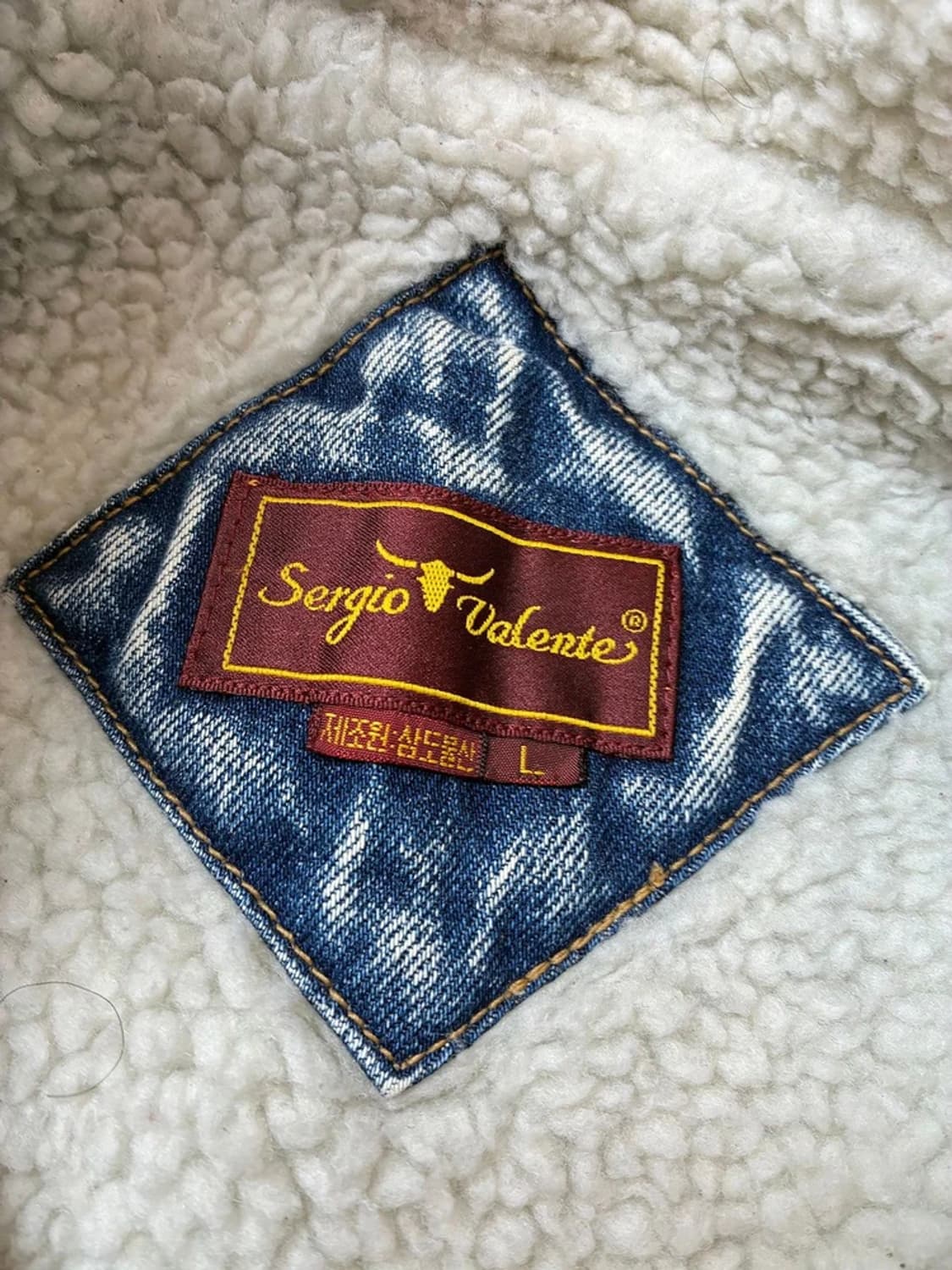 써지오 바렌테 80's 양털 라이더 데님 트러커 자켓 PN5722 상품이미지7