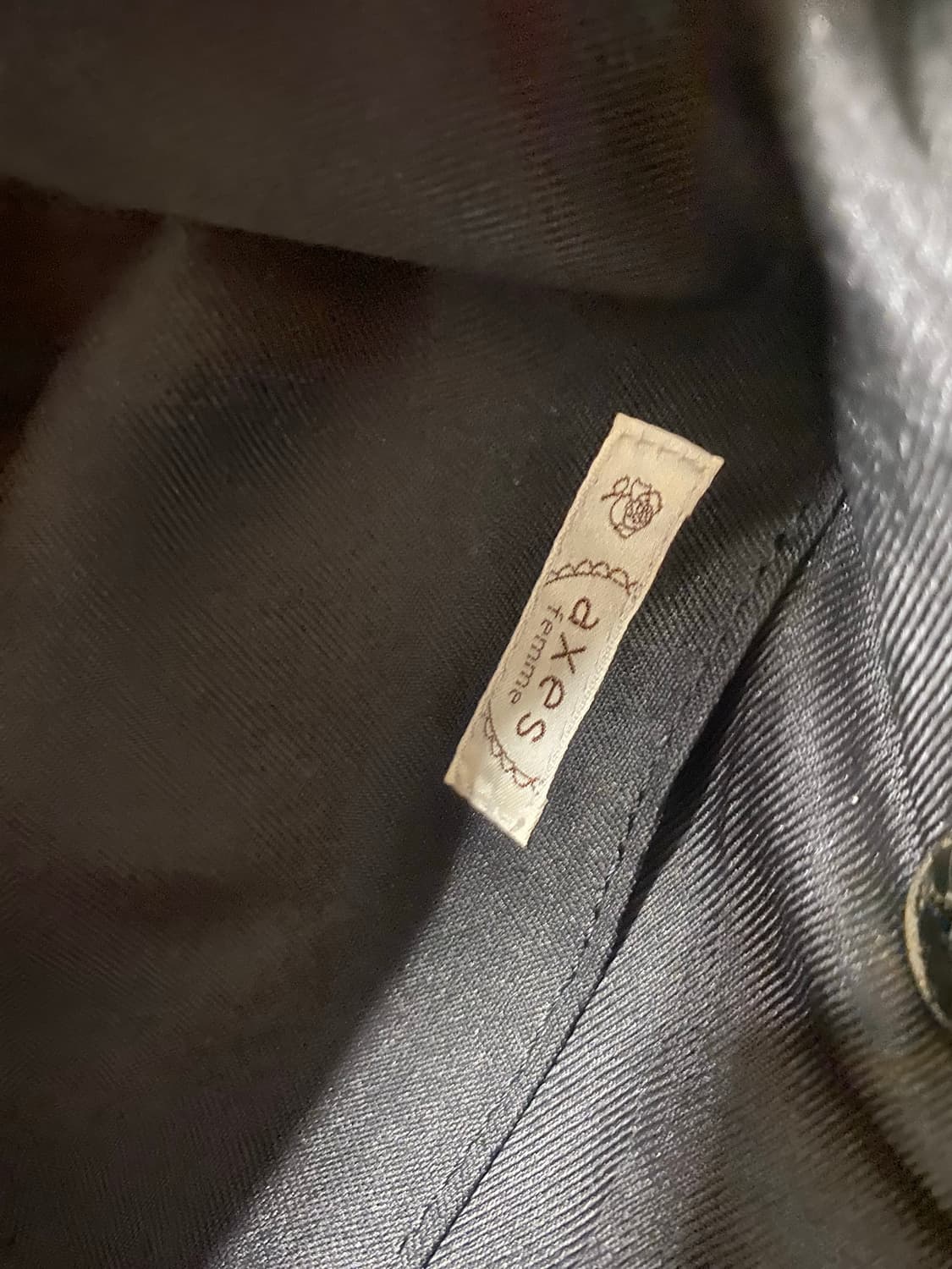 악세스팜 엑세스팜 키치 셔링 체크 토트백 가방 빈티지 상품이미지10