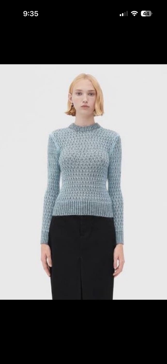 Bottega Veneta 울모헤어 민트니트 L 상품이미지1