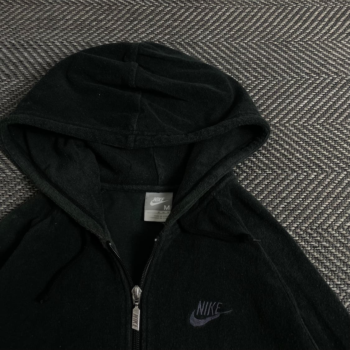 나이키 퓨추라 로고 벨벳 후드 트랙탑 져지 y 3087 상품이미지5