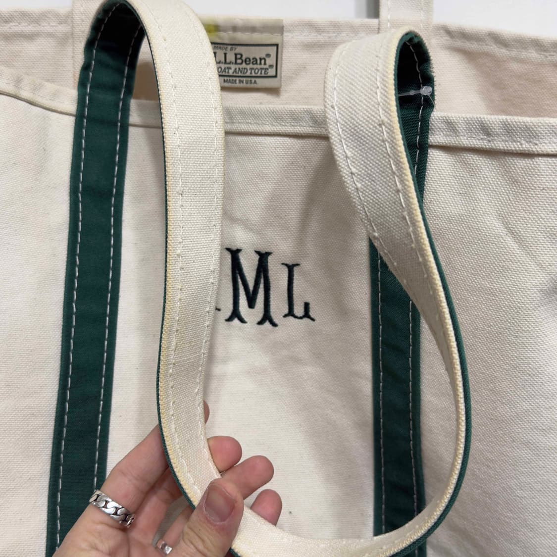 90s L.L.Bean 엘엘빈 토트백 USA 상품이미지4