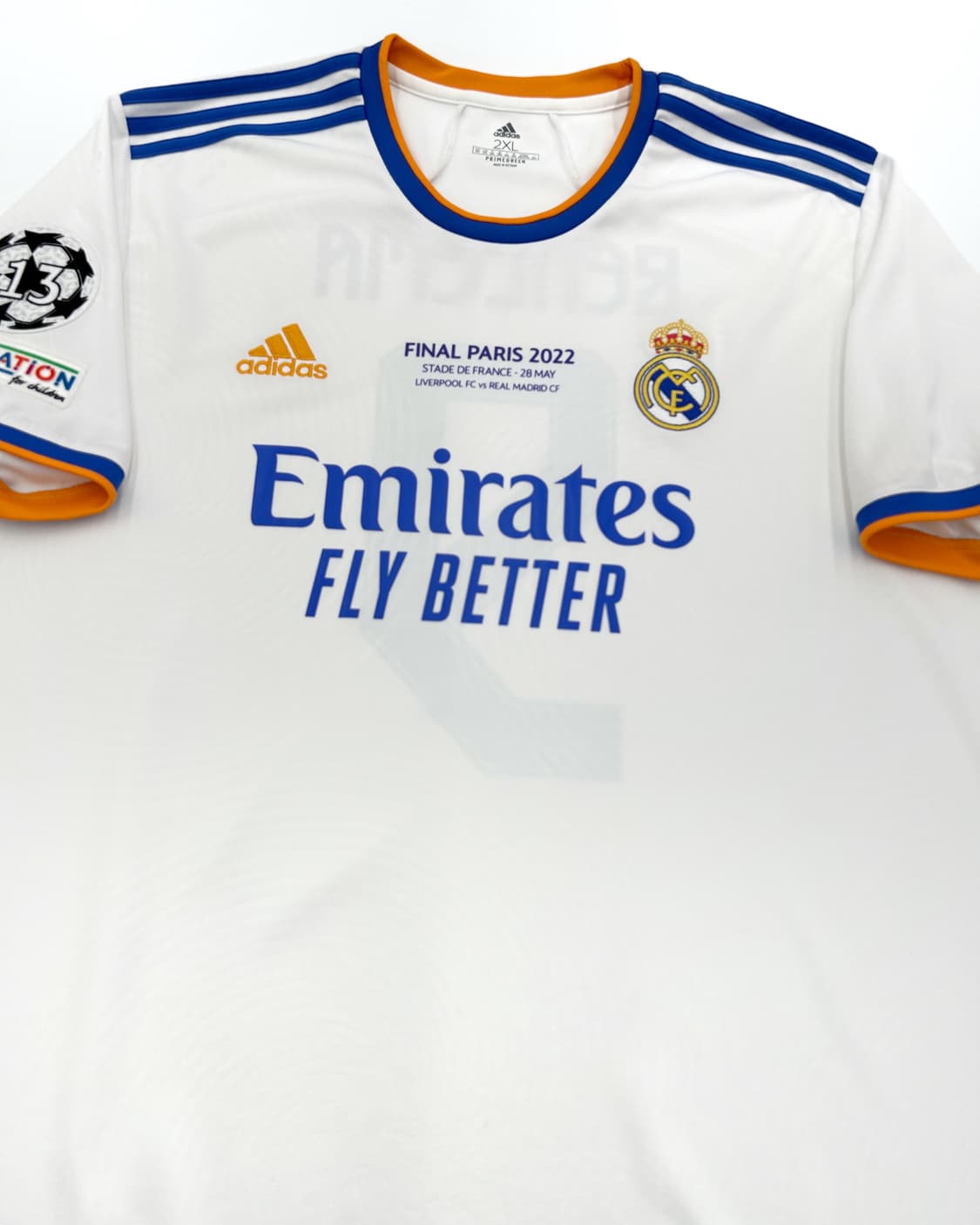 아디다스 21-22 레알 마드리드 홈 챔스 파이널킷 벤제마 상품이미지4