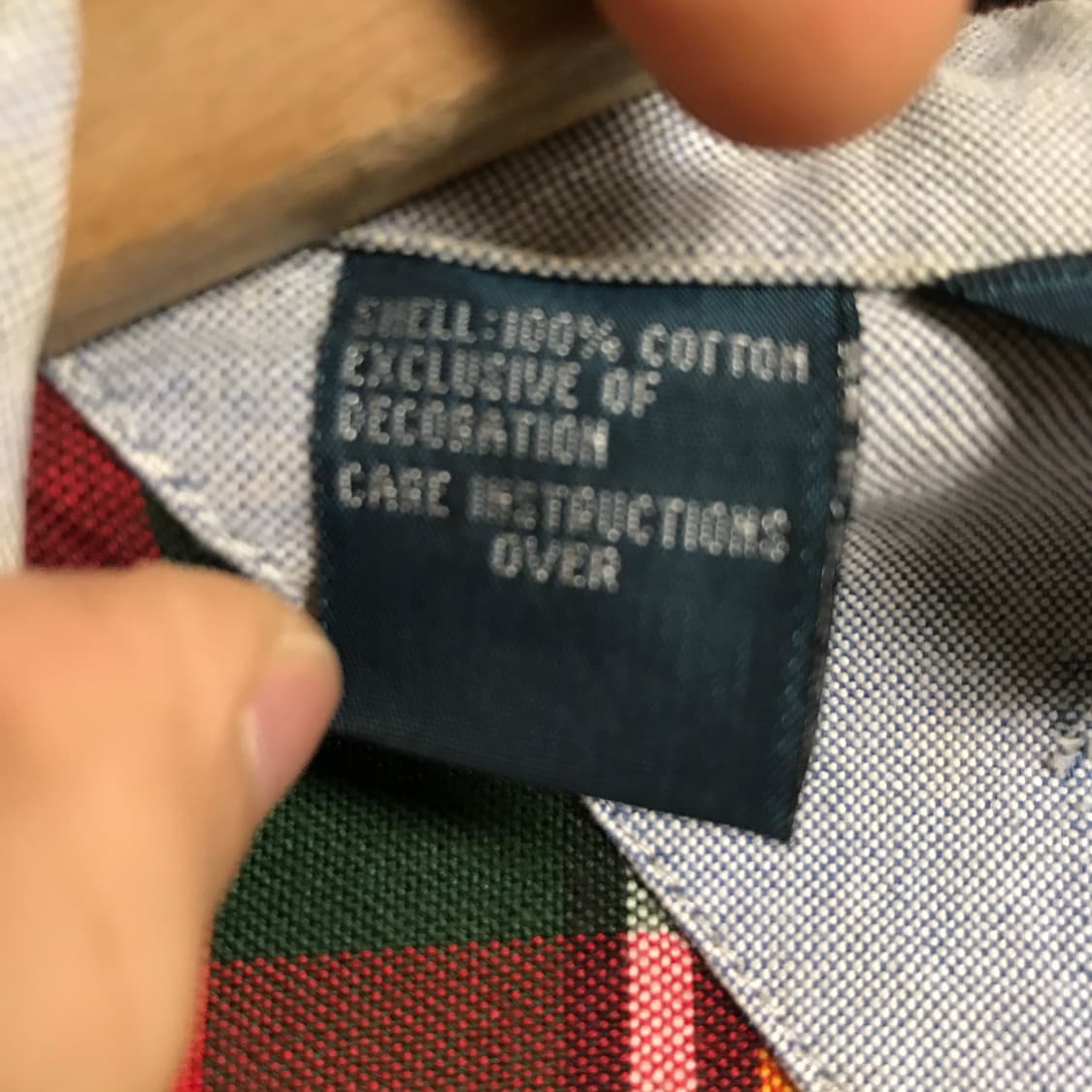 폴로 90s 체크 블루종자켓 상품이미지5