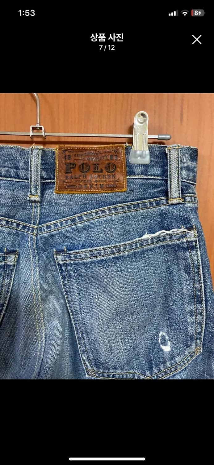 [POLO] 폴로 랄프로렌 슈피리어 데님패츠 29사이즈 상품이미지7