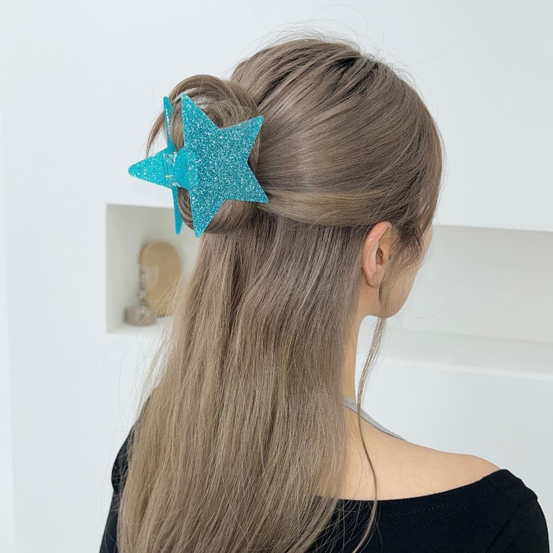 뉴진스 해린 글리터 집게핀 상품이미지4