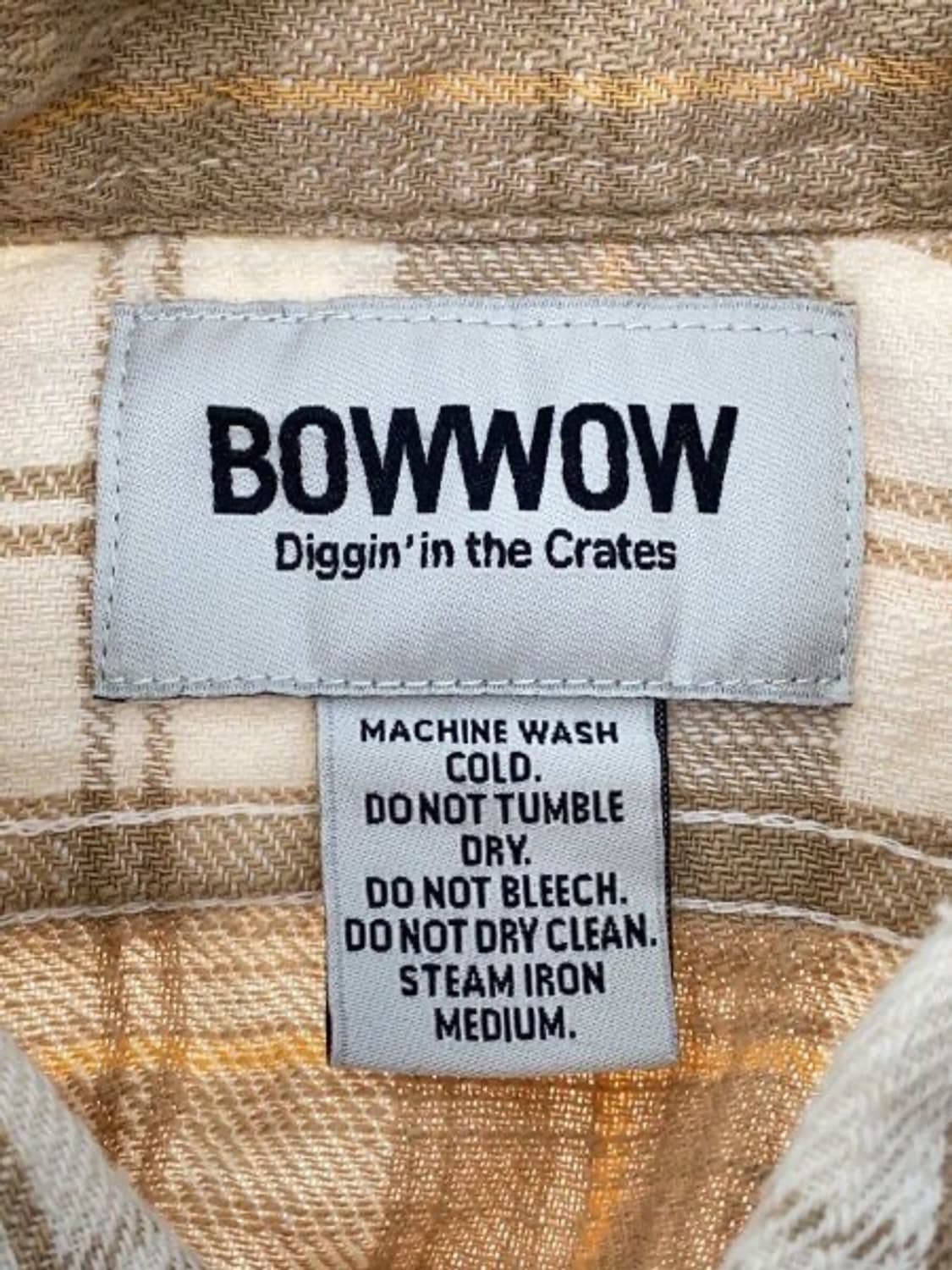 (M) BOWWOW PAINTED FLANNEL SHIRT 상품이미지3
