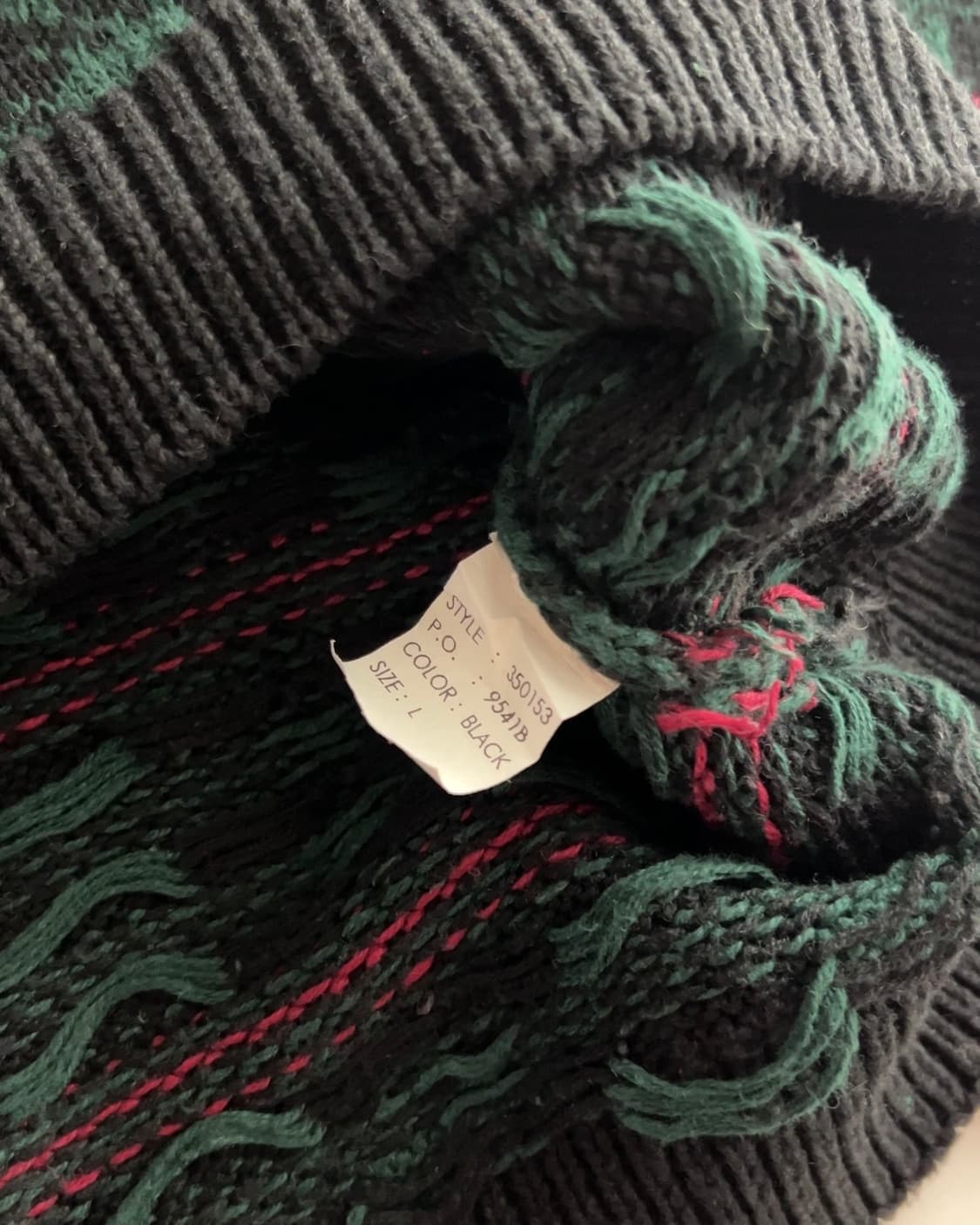 애슐리 린넨 혼방 핸드 자수 니트 스웨터 L 상품이미지5