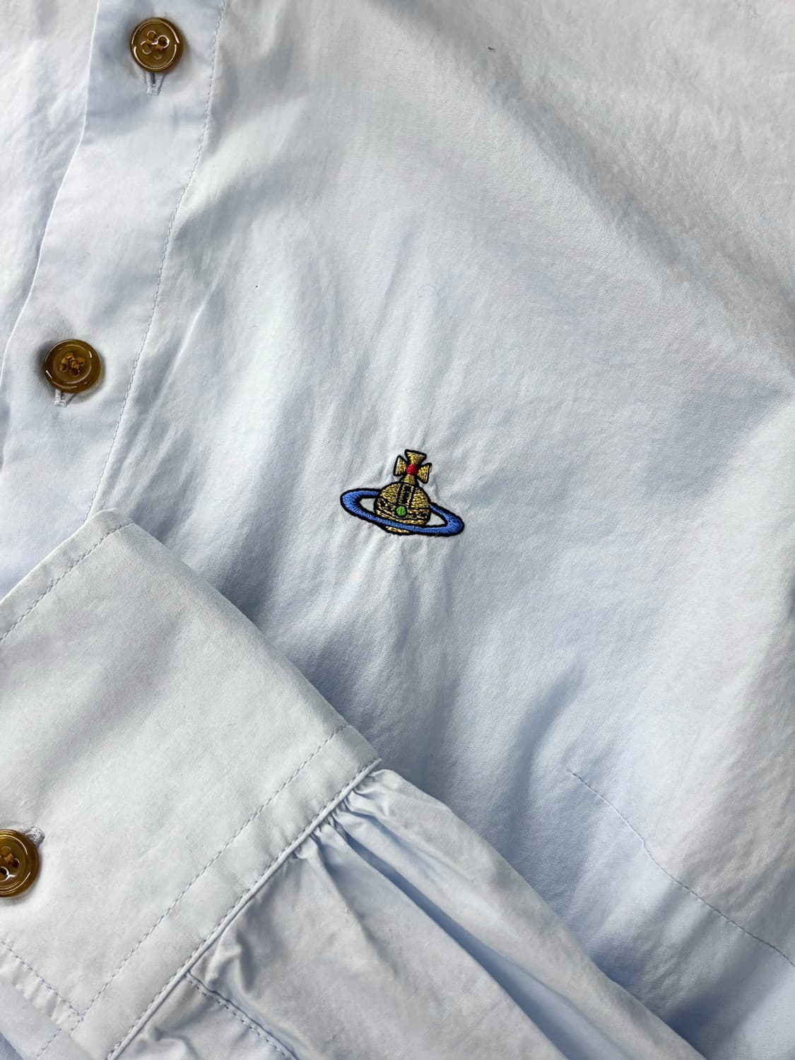 Vivienne Westwood 비비안웨스트우드 스카이블루 우먼 셔츠 상품이미지5