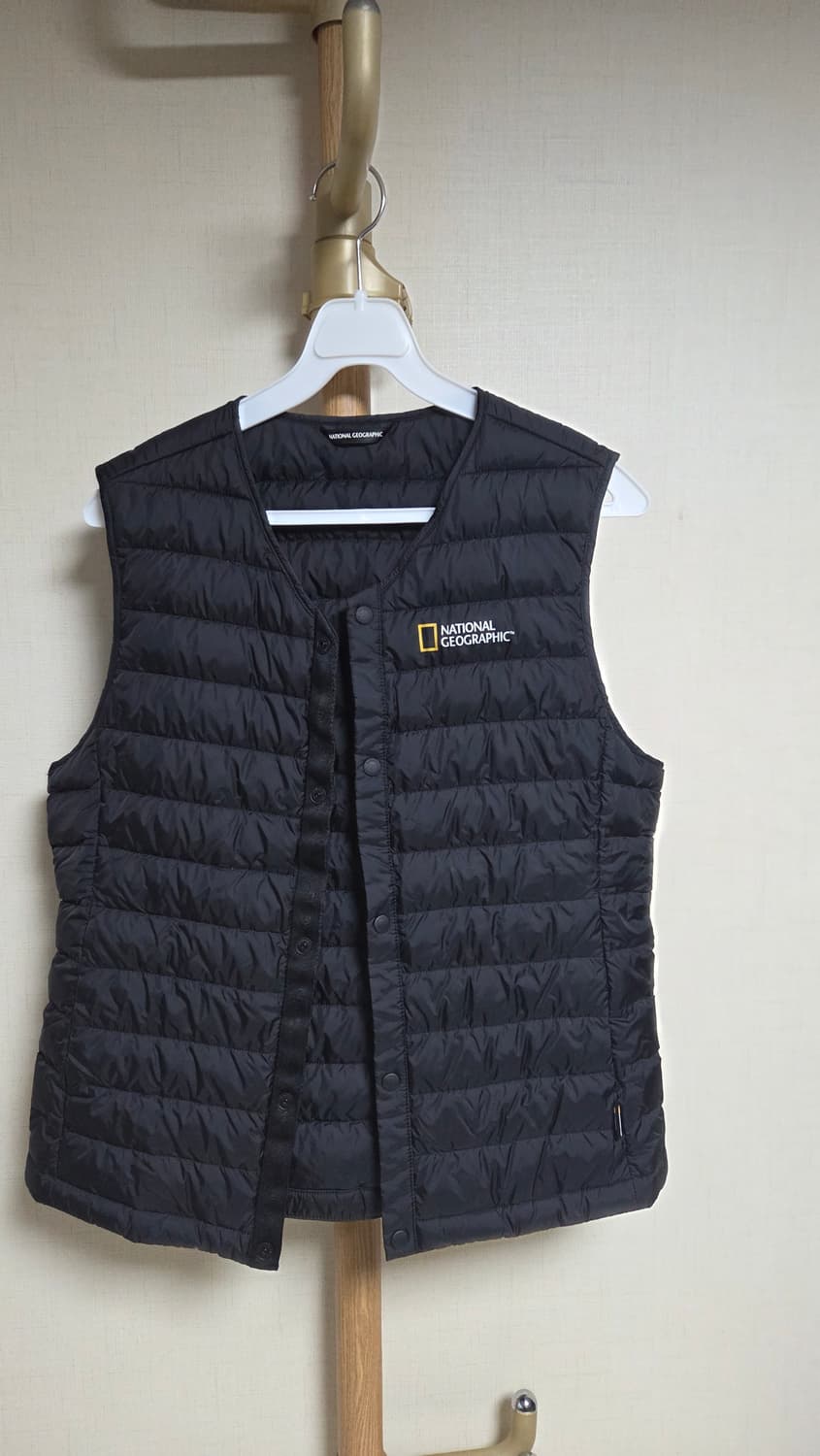 내셔널지오그래픽 블랙 경량패딩 조끼 상품이미지1