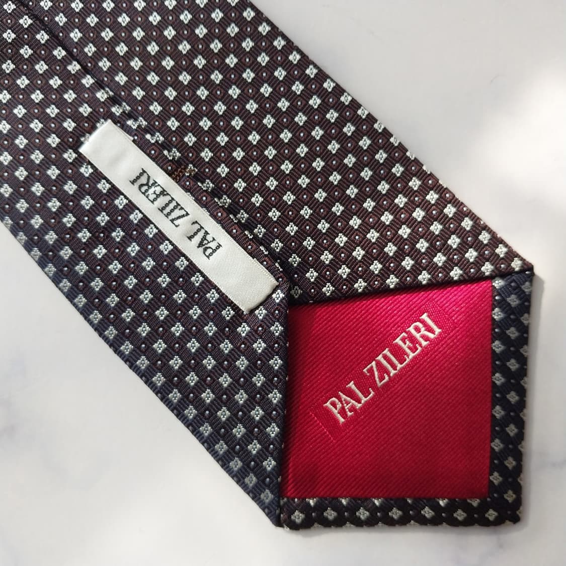 빨질레리 실크 마이크로 패턴 넥타이 8.6cm A+등급 K2150 상품이미지9