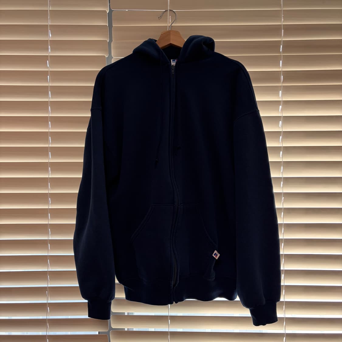 90s USA 빈티지 러셀 에슬레틱 후드 집업 후드티 매티보이 XL 상품이미지2