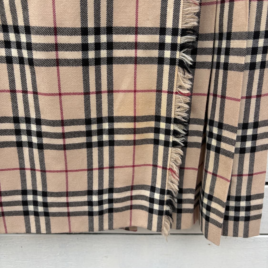 Burberry 버버리 노바체크 랩 스커트 상품이미지4