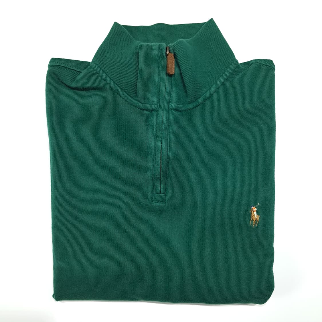 CL349 XL 폴로 코튼 가죽풀러 그린 니트 스웨터 상품이미지9