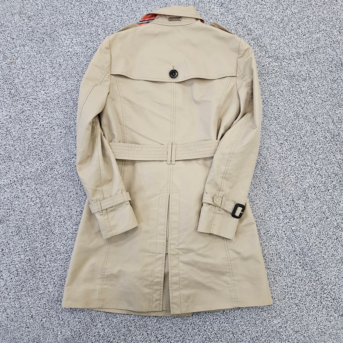 [85-160] 헤지스 여성 베이지 더블 트렌치코트 0102YH1 상품이미지5