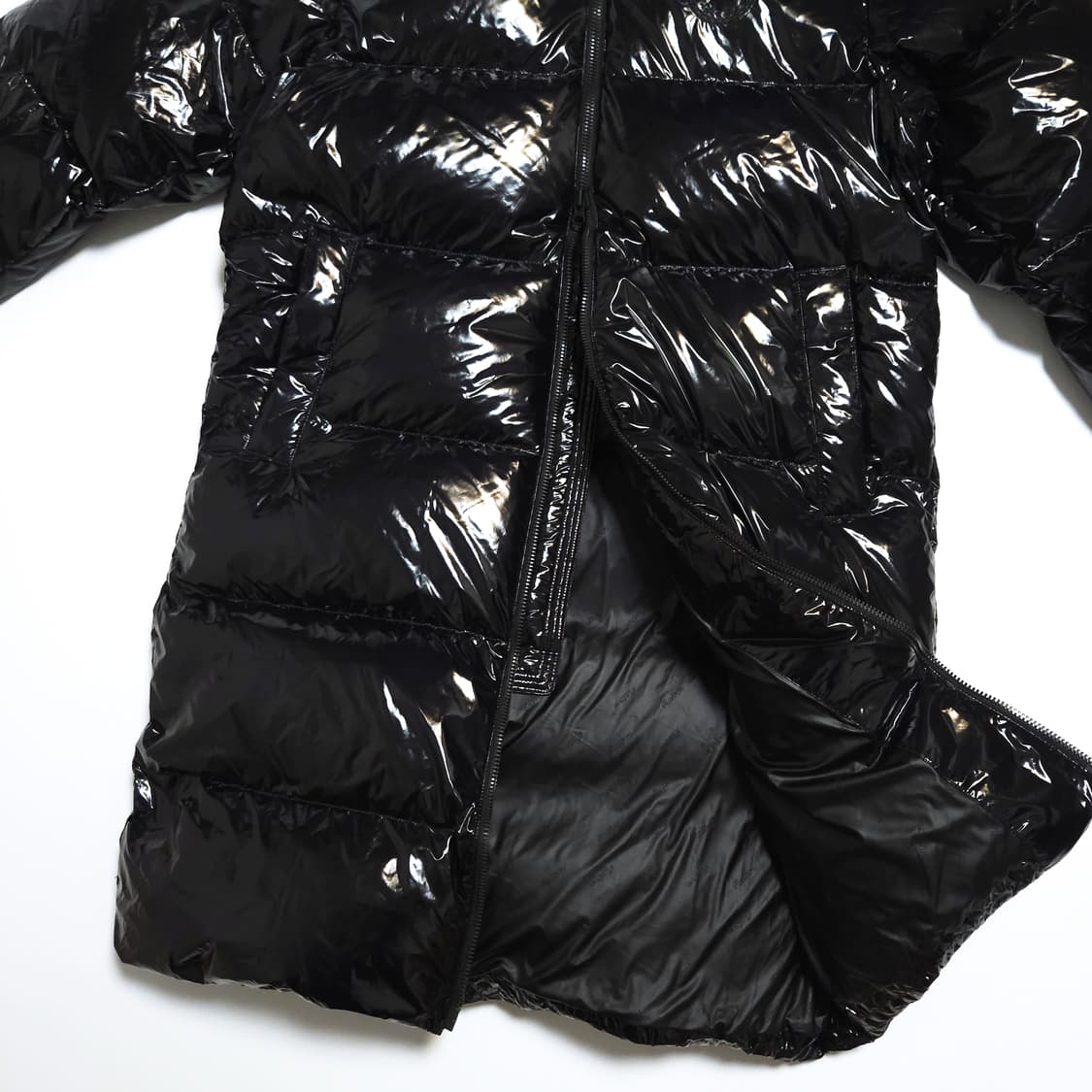 말본 Malbon 벤치 다운 패딩 파카 블랙 상품이미지4