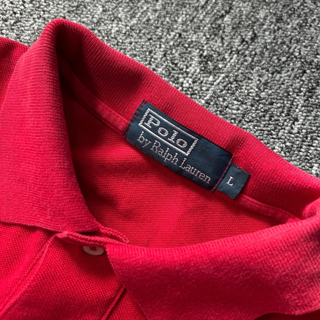 폴로 랄프로렌 레드 PK 카라티  상품이미지7