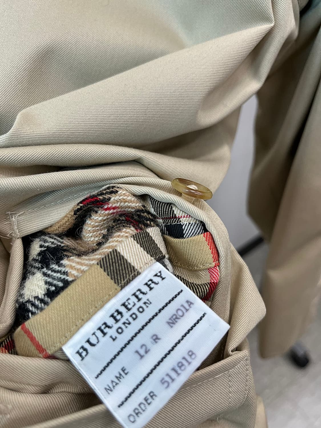 여) 버버리 개버딘 내피코트  상품이미지10