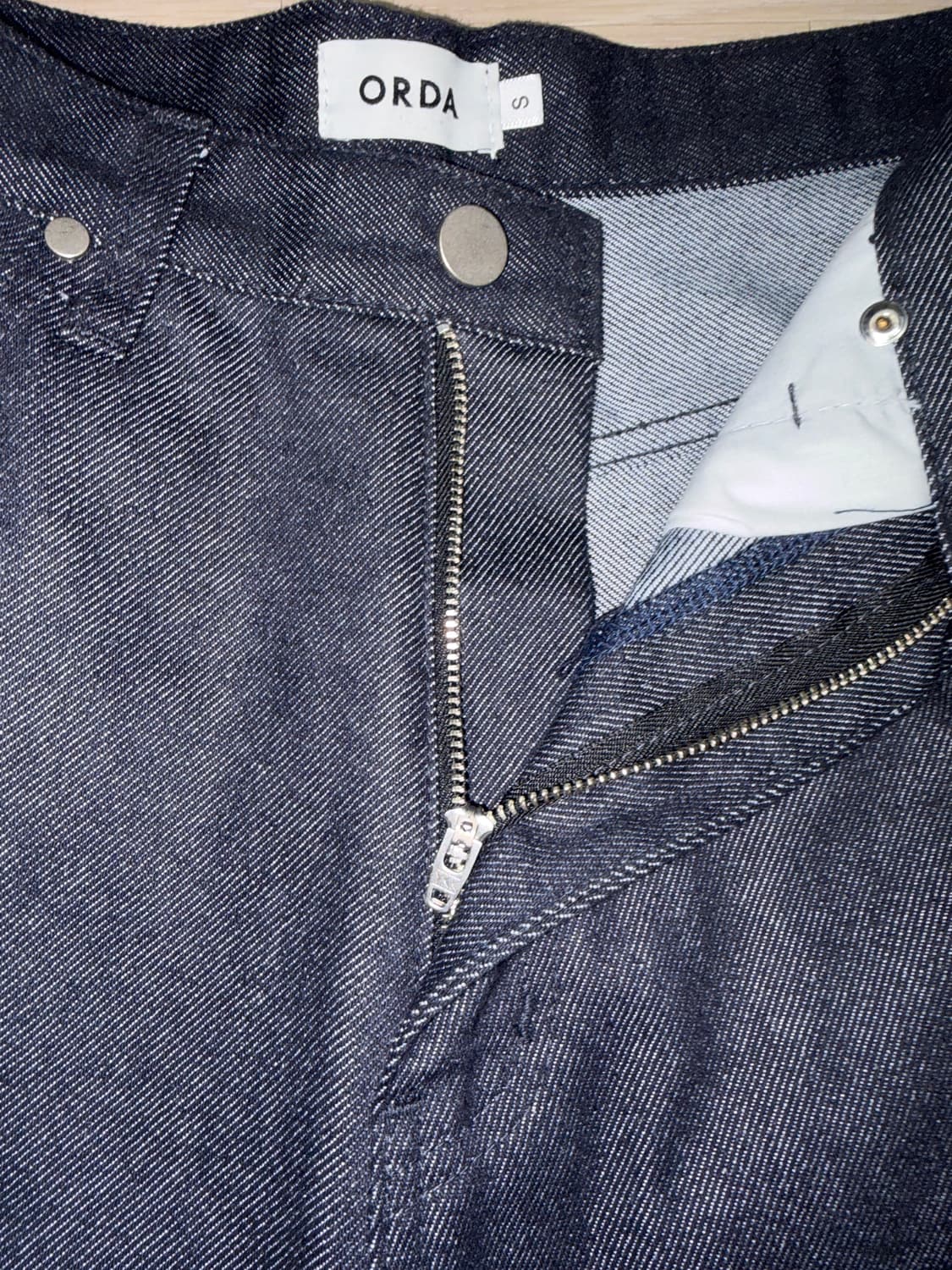 벌룬핏 논페이드 인디고 생지데님 상품이미지3