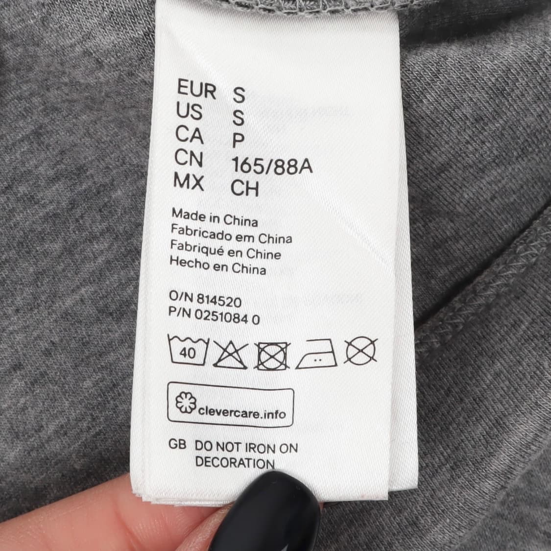 알렉산더왕 x H&M 크롭 스웻셔츠 상품이미지9