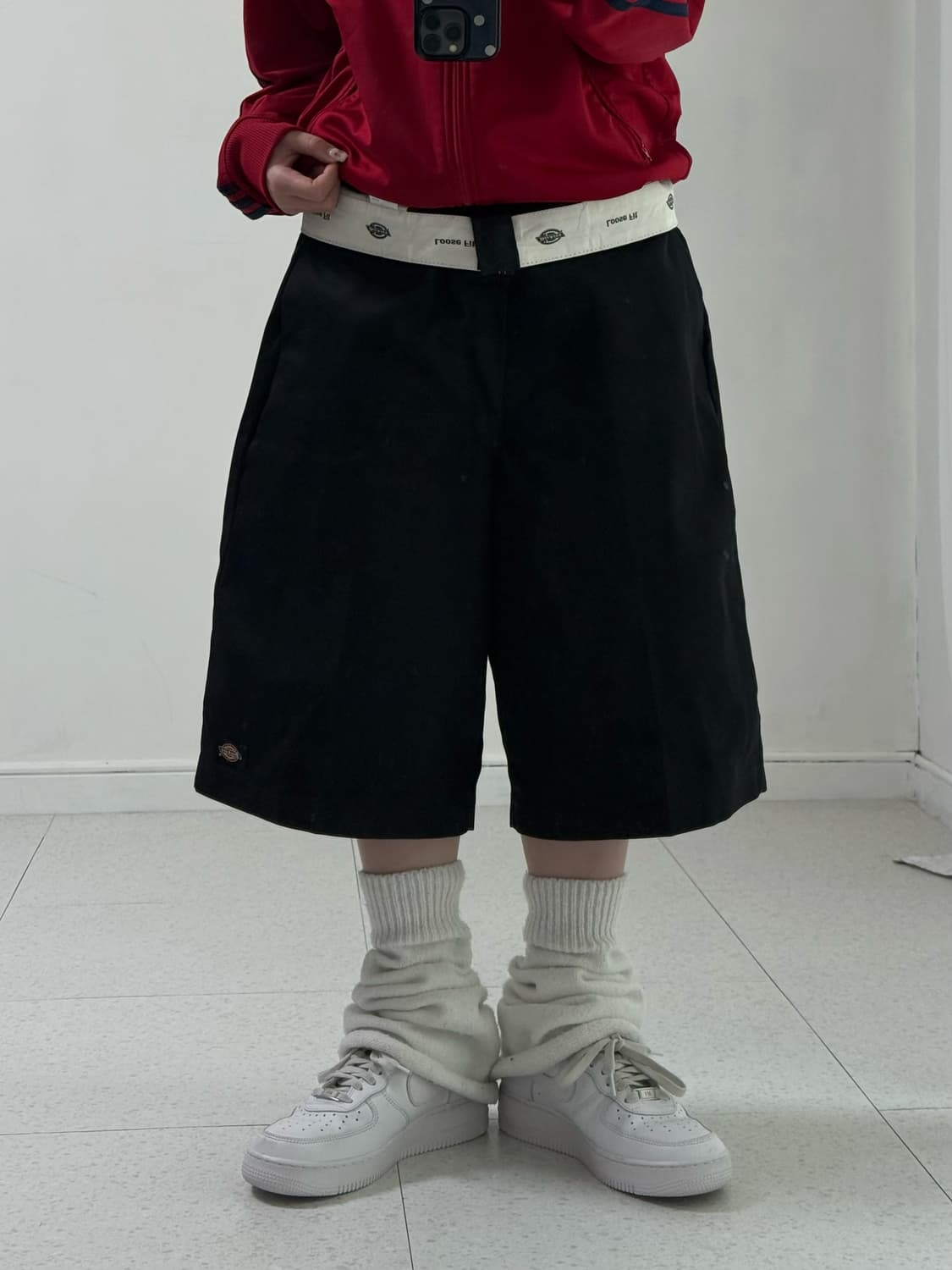 디키즈 루즈핏 블랙 버뮤다 팬츠 상품이미지1