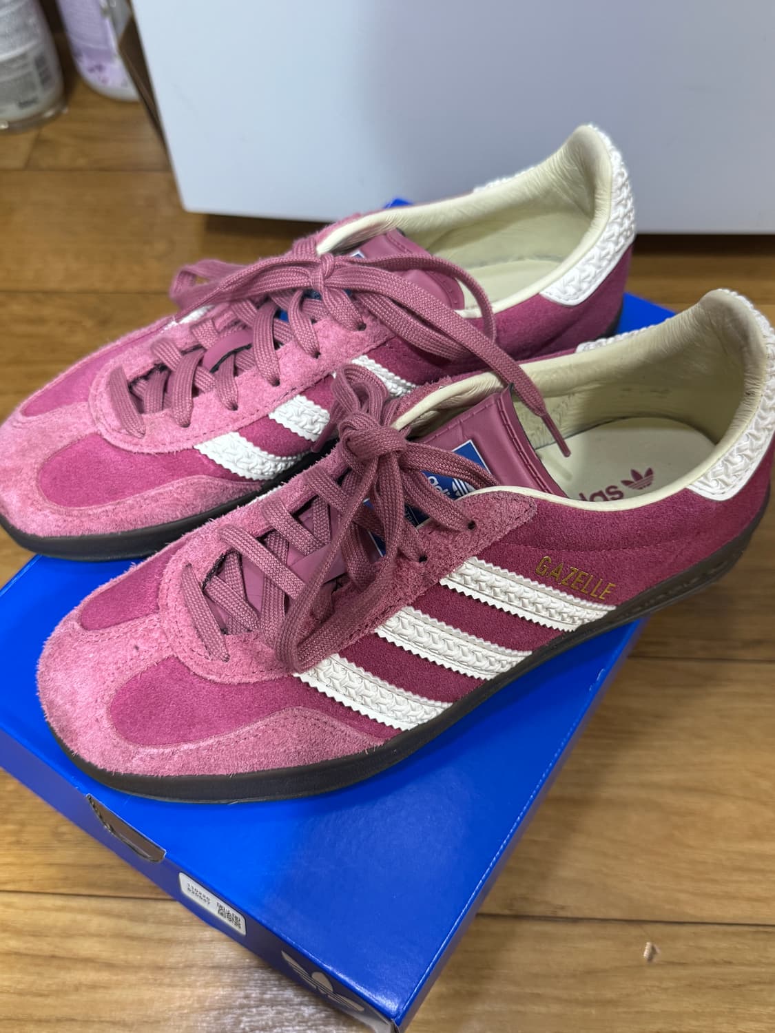 아디다스 가젤 인도어 핑크 오프 화이트 225 상품이미지2