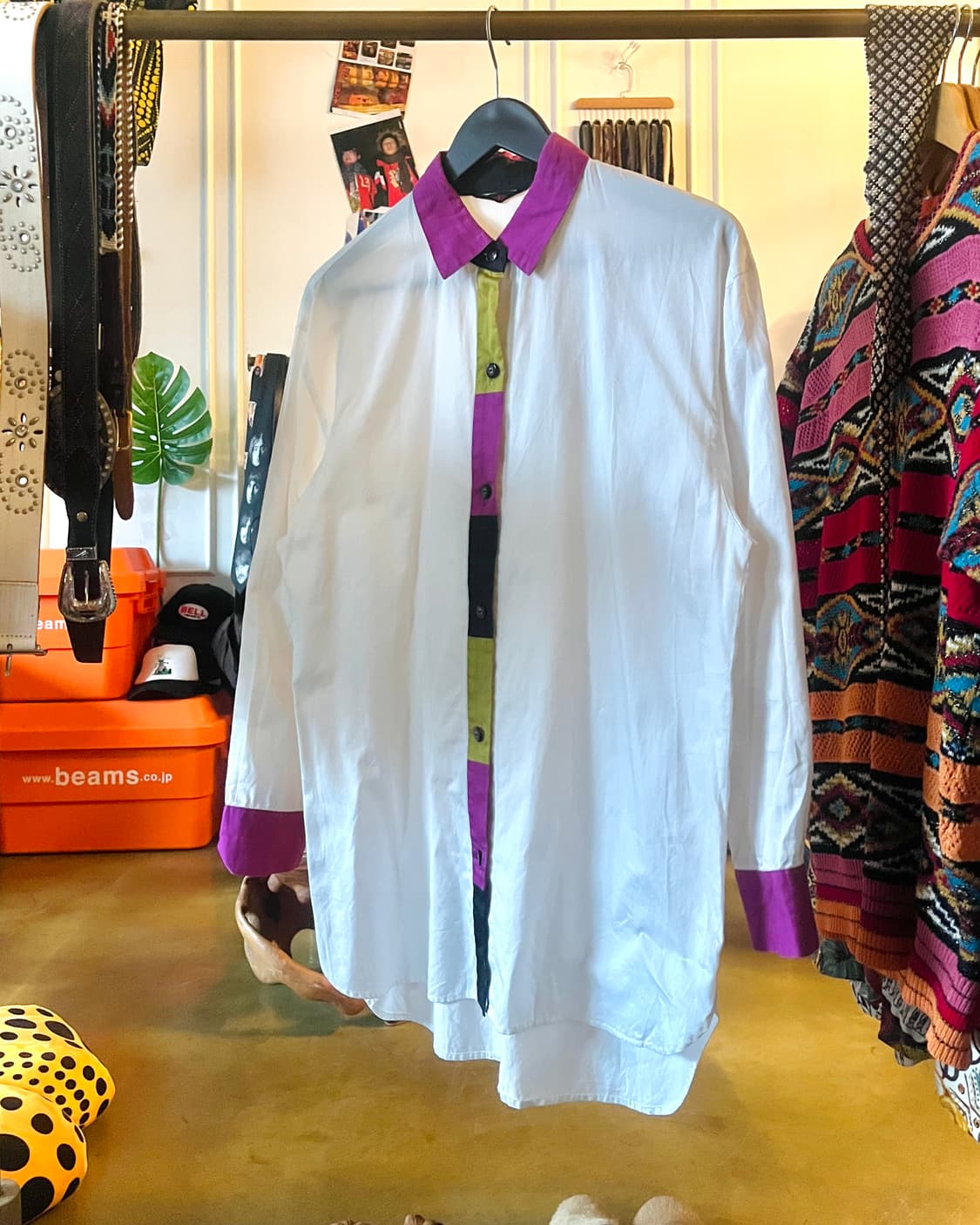 JUNKO KOSHINO Old Color Block Shirt 상품이미지3