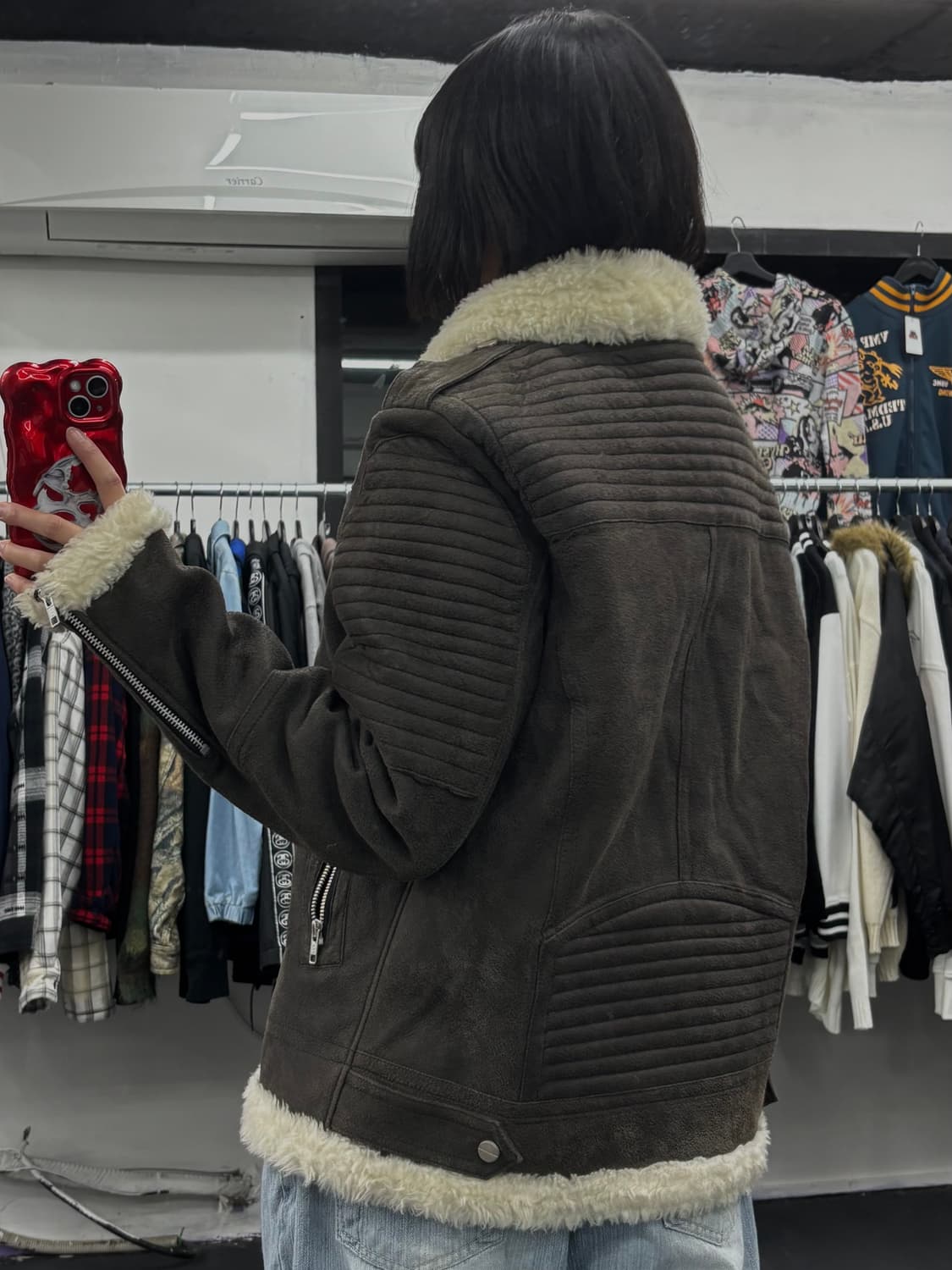 206 Homme 양가죽 무스탕 상품이미지6