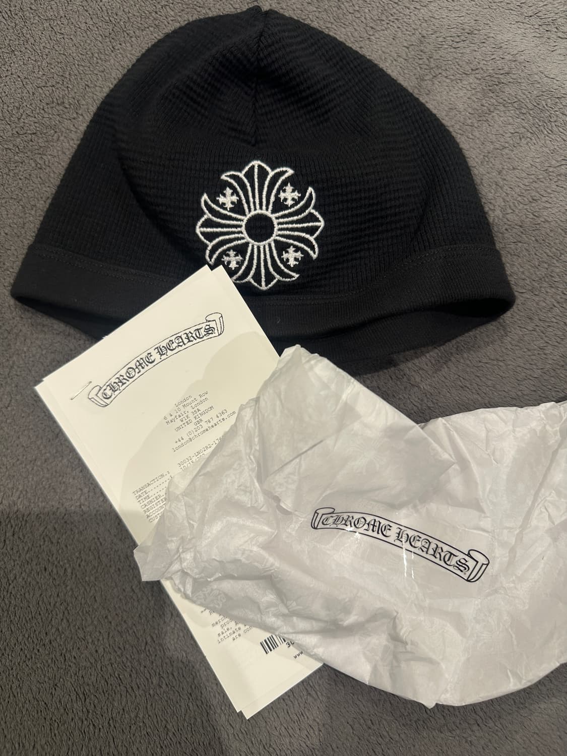 크롬하츠 스컬 크로스 와플비니 os 상품이미지1