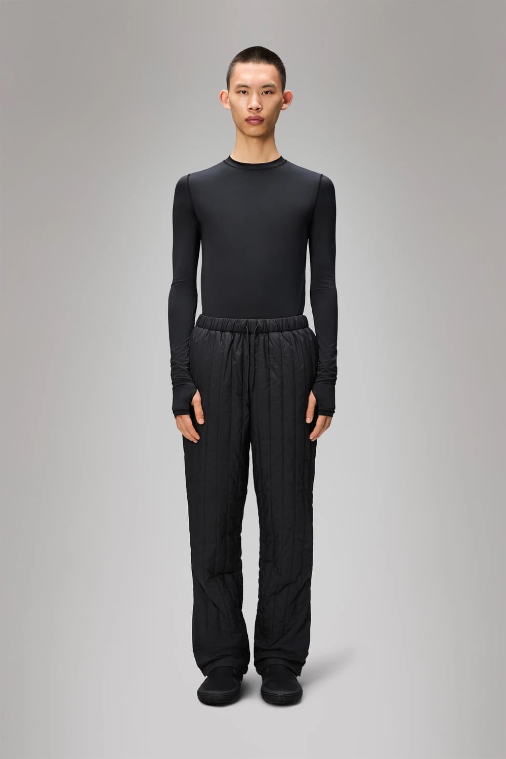 Rains black banja trousers S 상품이미지1