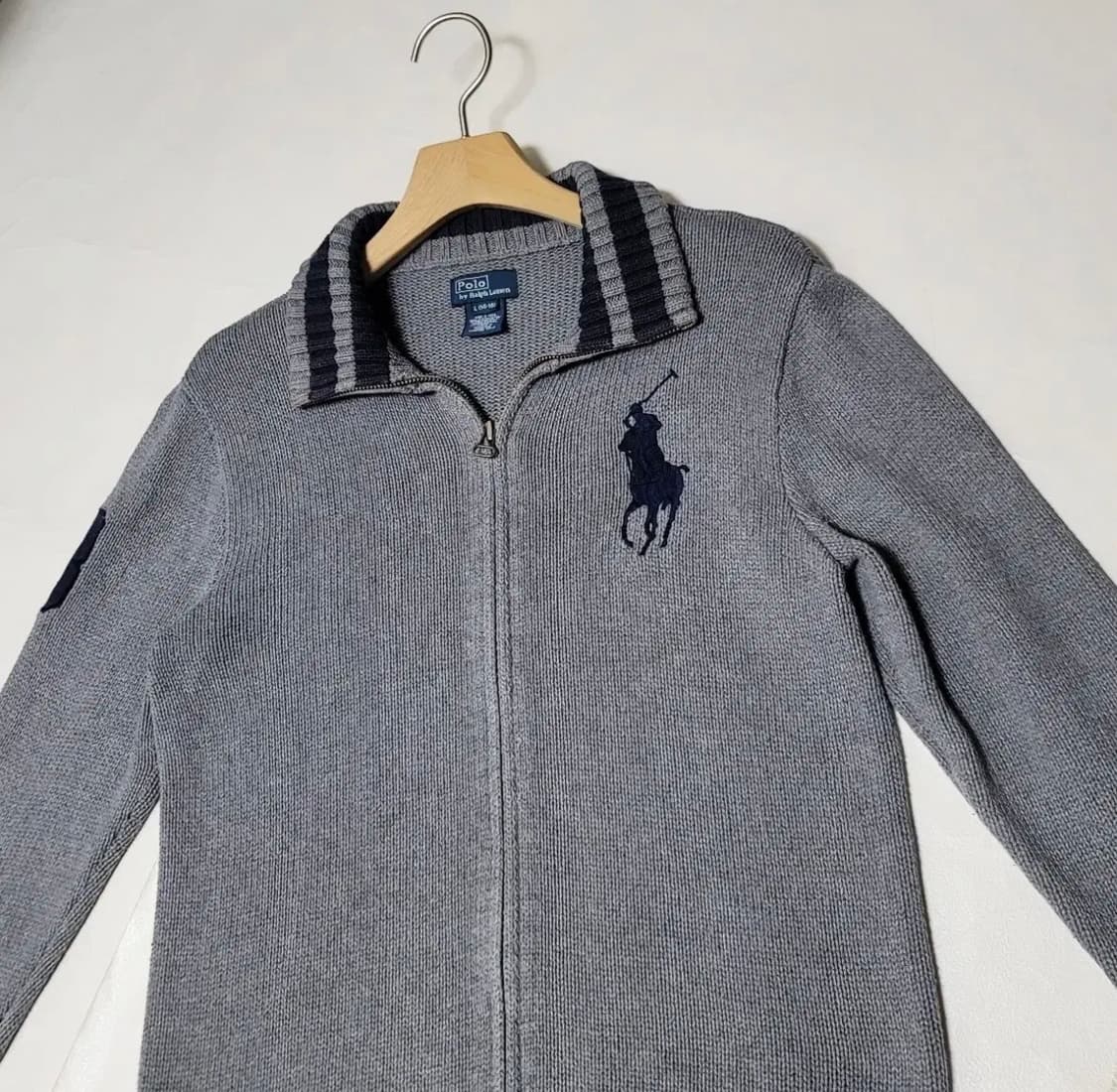 폴로 빅포니 니트 집업 상품이미지2