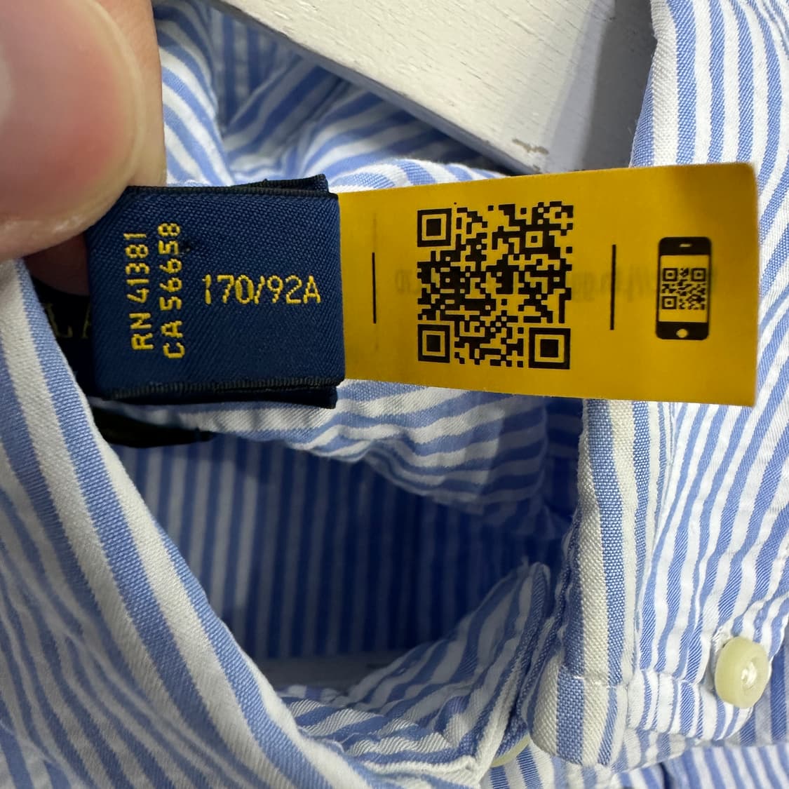 [S] 폴로 시어서커 스트라이프 반팔 셔츠 상품이미지3