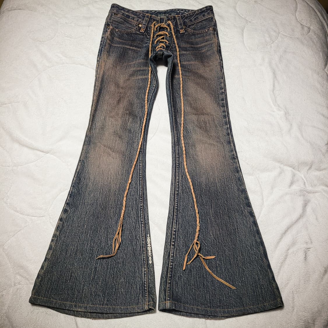 IF SIX WAS NINE Lace Up Flare Denim PT1 상품이미지1